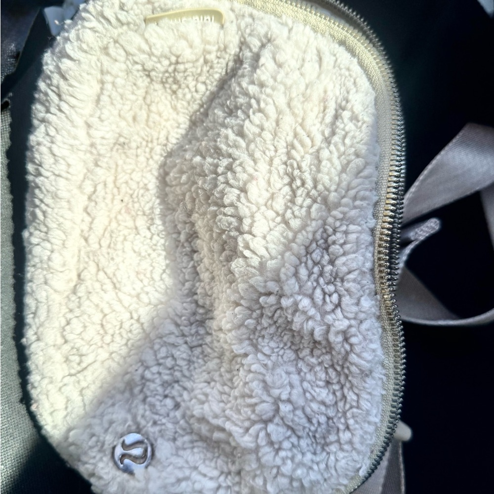 Lululemon Beige Sherpa Crossbody Bag